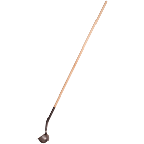 galax popcorn-gryde, Ekstra langt ergonomisk udformet skaft a