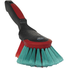 Vikan autovaskebørste, 130 x 340 mm rød/grøn
