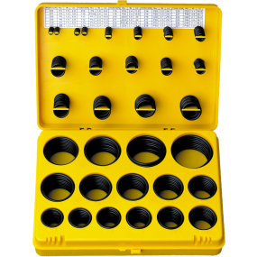 O ringssortiment/sæt gul NBR Shore 70, Box H  millimeter