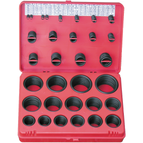 O ringssortiment/sæt Rød NBR shore 70, Box G tommer