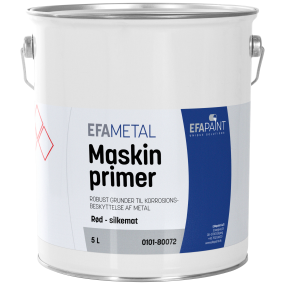 Maskinprimer 0101 (Spær primer inde), silkemat rød 5,0 ltr. 0101-80072