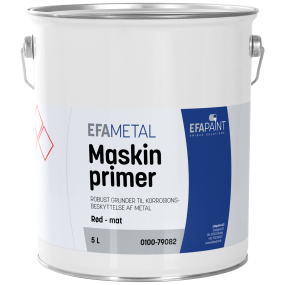 Maskinprimer 0100, mat rød 5,0 ltr.