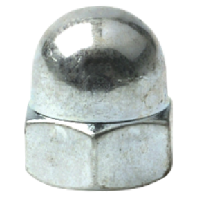 Topmøtrik A2 din 1587, 5 mm