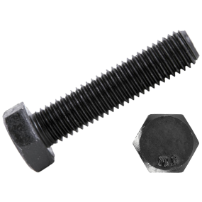 Sætskrue stål 10.9 sort Din 933, 10 x 60 mm