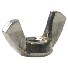 Fløjmøtrik am. model A4, 4 mm