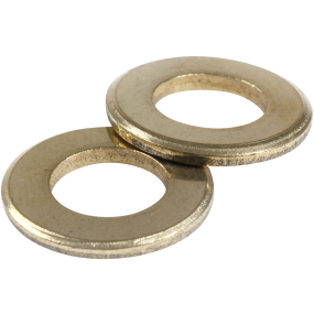 Messing skive, 3 mm