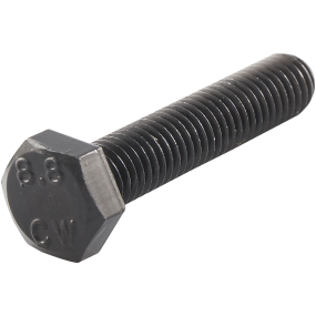 Sætskrue stål 8.8 sort D933/4017, 16 x 30 mm