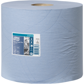 Tork industripapir blå 2-lags 130052, Servoil Plus W1/W2  23,5 cm x 255 mtr