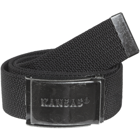 Kansas Elastisk bælte, Sort ONE