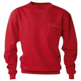 Kansas Sweatshirt 7394, L Rød