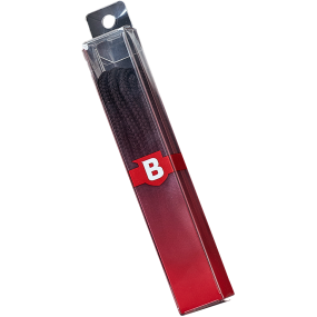 Snørebånd sort blist, 120 cm m/brandimprægnering