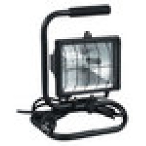 Halogenlampe Practico, 500 W m/gulvstativ