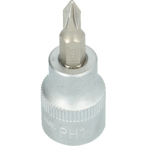 Brilliant Tool, 3/8? PH-skruetrækker-indsats, 49mm, PH3