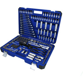 Brilliant Tool, Topnøglesæt, 216 dele, 1/4, 3/8, 1/