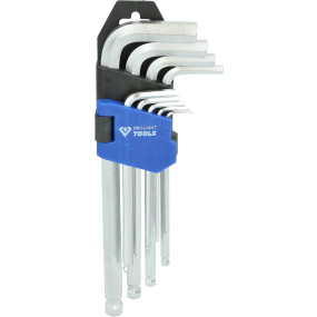 Brilliant Tool, Vinkelstiftnøgle-sæt, 9 dele, indvendig