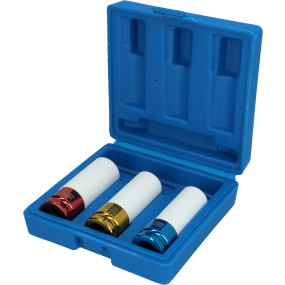 Brilliant Tool, Alufælg-krafttopsæt, NV 17 / 19 / 21 mm,