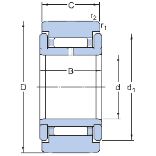 SKF nåleleje, NATR30