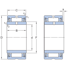 SKF nåleleje, NA 4901.2RS