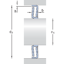 SKF lameltætning, Z 010