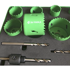 DJ Tools hulsavssæt, S-200X 19-64mm 9 save 2 holder