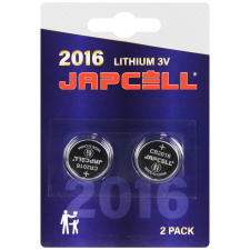 Knapcelle batteri 3V, CR 2016 2pak