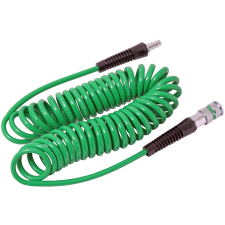 DJ Tools spiralslange, 4m (5x8) m/kobling og nippel