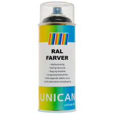 Unican spray paint, Ral 9017 Trafiksort