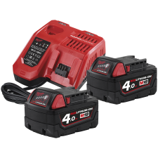 Milwaukee Batteripakke 2 x 18V/4,0Ah, M18 NRG-402