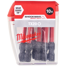 Milwaukee, Bits SHOCKWAVE TX20 x 50mm pk.   10 stk.