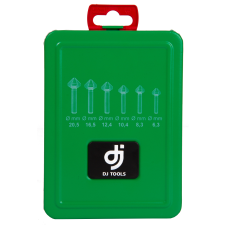 DJ Tools forsænkersæt HSS 90 gr., 6,3-8,3-10,4-12,4-16,5-20,5 mm