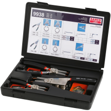 Bahco låseringstænger i sæt, 9938 3 stk omstilbare tænger ø 8-100 mm