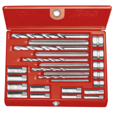 RIDGID SKRUEUDTRÆKKERSÆT 10, Nr. 1-5, 6-13mm, 20 stk værktøj