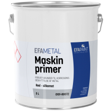 Maskinprimer 0101 (Spær primer inde), silkemat rød 5,0 ltr. 0101-80072
